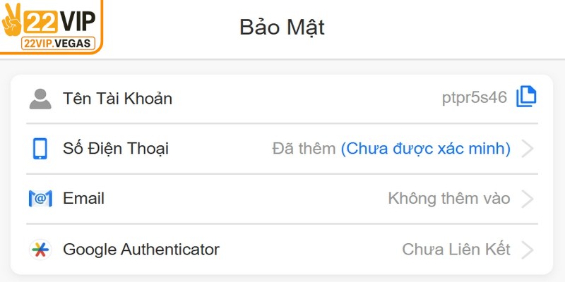 Giới thiệu 22VIP với bảo mật hiện đại và tiên tiến 