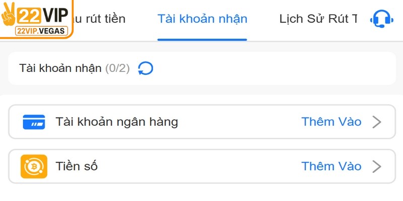 Các lỗi thường gặp khi rút tiền 22VIP 